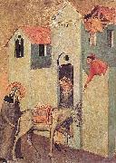 Pietro Lorenzetti, Saint Humility Transports Bricks to the Monastery